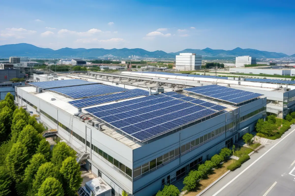 Healthcare industry buildings with solar installed by Green Ocean solar